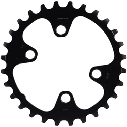 Звезда передняя Shimano Deore M6000-2, 26/28/34/38T-BG, Black, на 10 скоростей (2021)