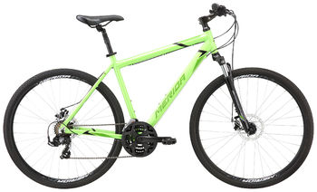 Гибридный велосипед Merida Crossway 10-MD SilkLiteGreen(Black/Green) (2020)