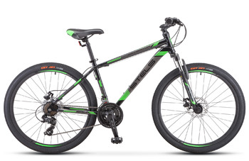 Велосипед MTB Stels Navigator-500 MD F010 Черный/зеленый (2019)