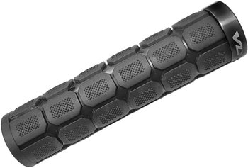 Ручки на руль VLX G11 длина 130мм, с 1 чёрным lock-on, SOFT компаунд, черные (2020)