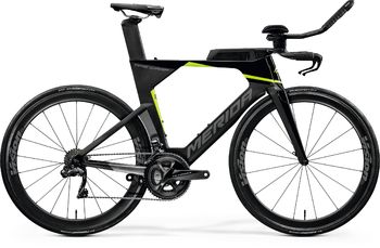 Шоссейный велосипед Merida Warp TRI Limited Black/UD/Silver(green) (2020)